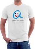 Camisas brancas com sua logo!!!
